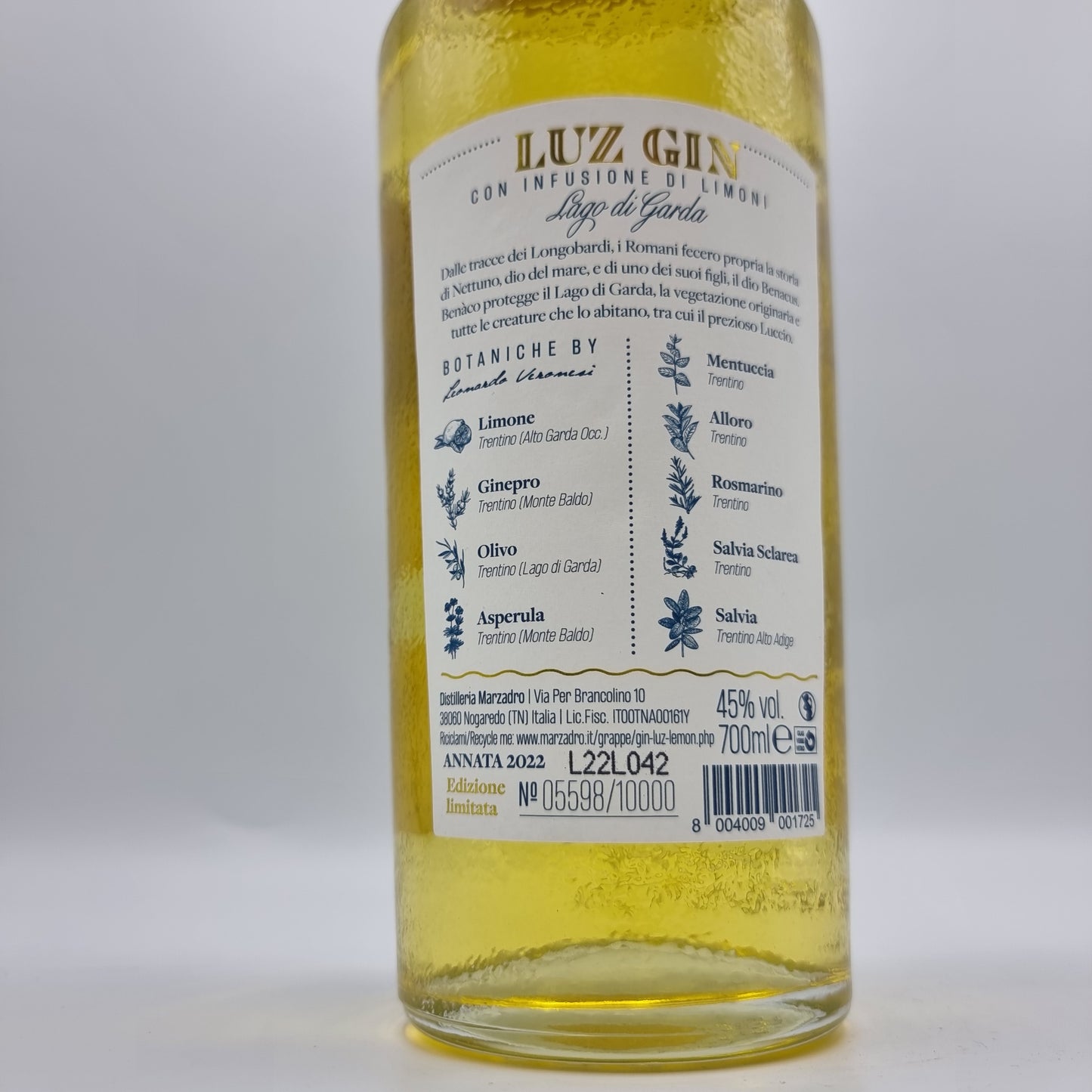 Gin Luz Limited Edition - Tradizioni Malcesine