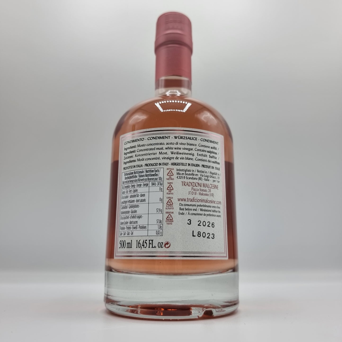 Balsamico Rosè 12 Jahre Tradizioni Malcesine - Tradizioni Malcesine