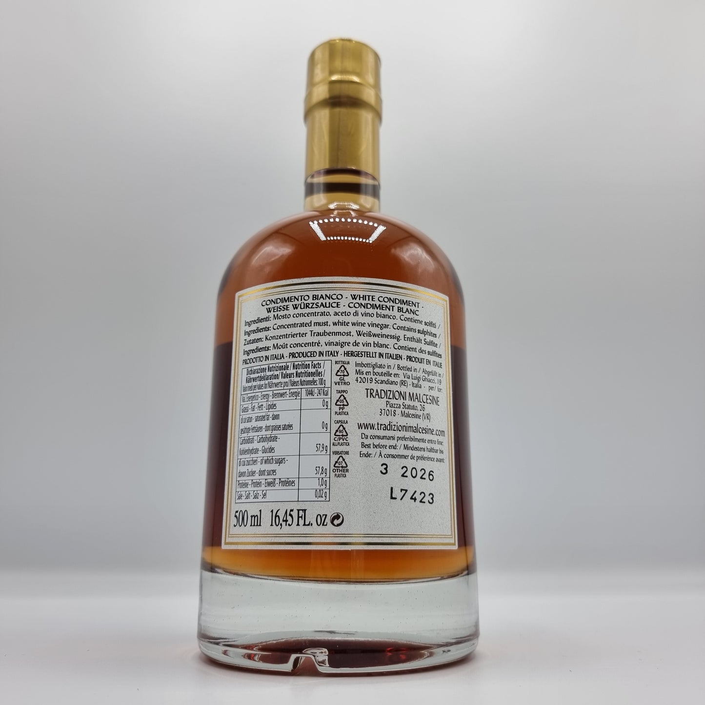 Balsamico weiss 12 Jahre Tradizioni Malcesine - Tradizioni Malcesine