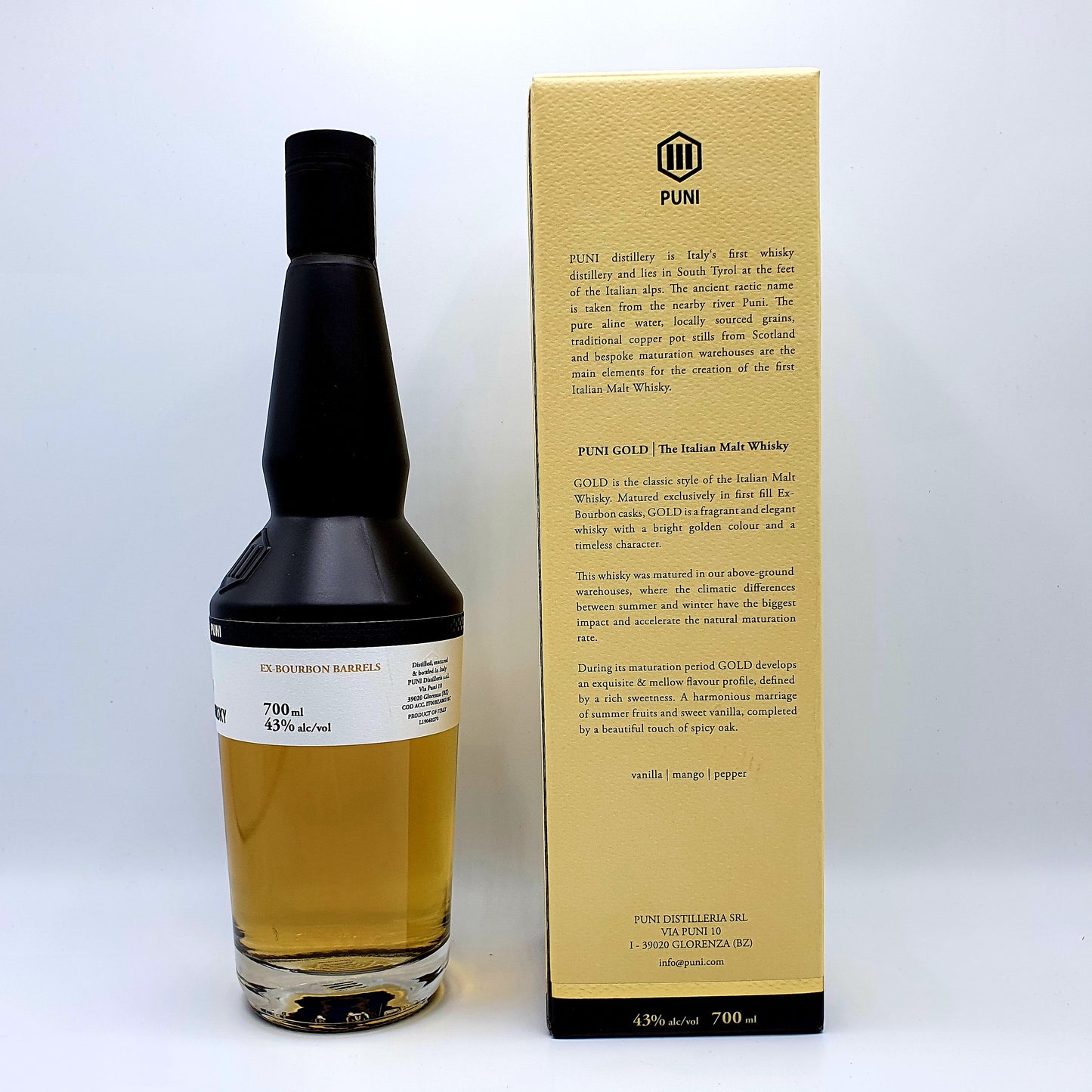 Italienischer Whisky "Gold" (Bourbon Barrique) - Tradizioni Malcesine
