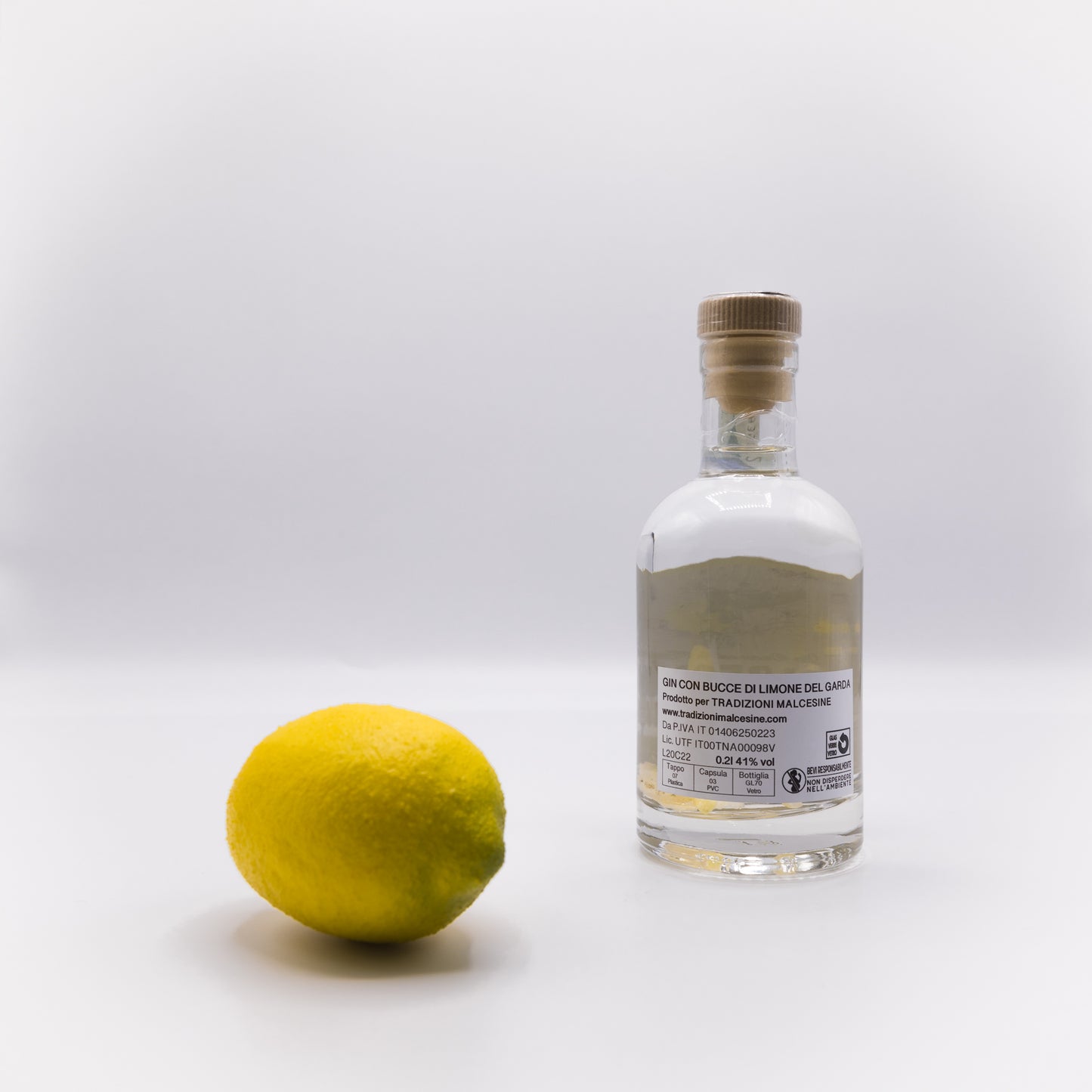 Malcesine Dry Gin con Limoni del Lago di Garda - Tradizioni Malcesine