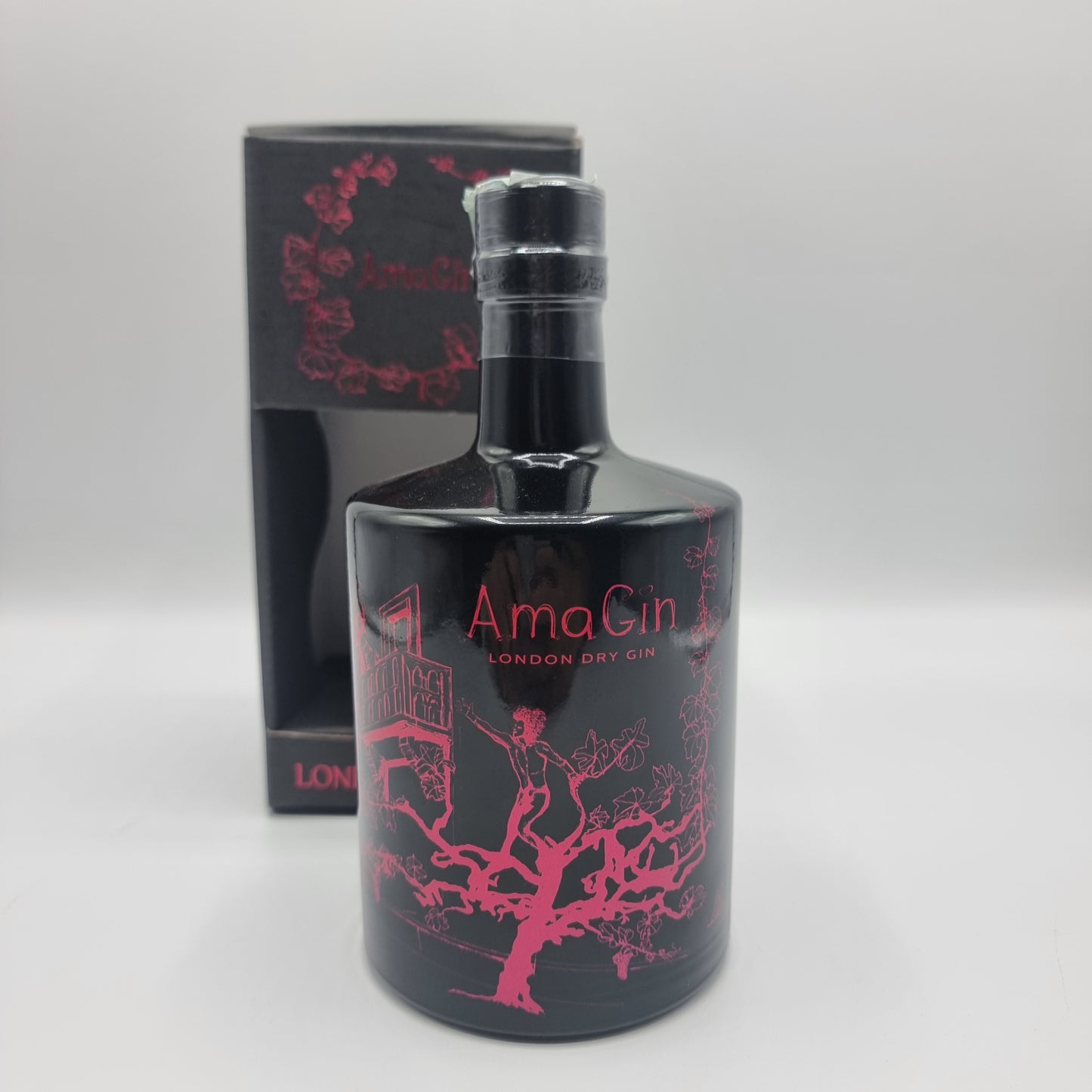 Ama Gin london dry gin Luxuriöse Black Edition-Flasche - Tradizioni Malcesine