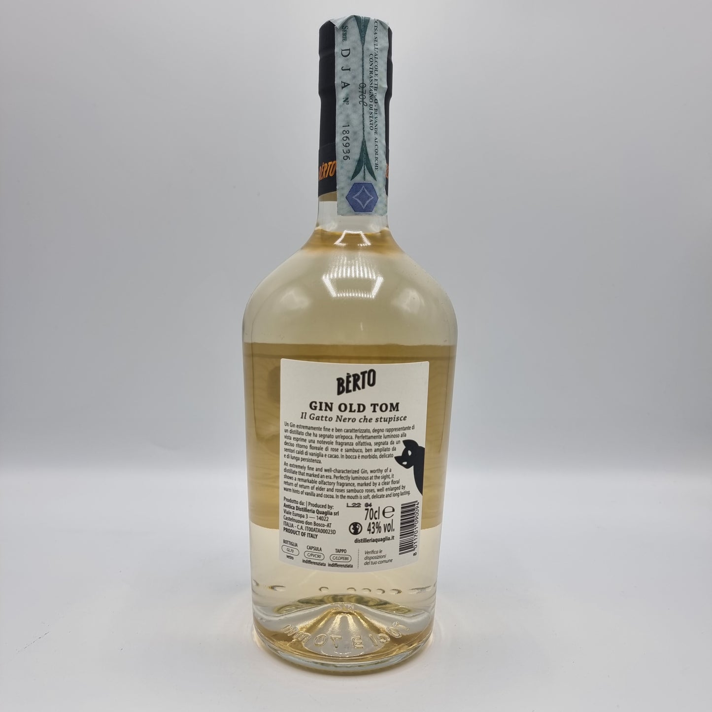 Berto Old Tom Gin - Tradizioni Malcesine