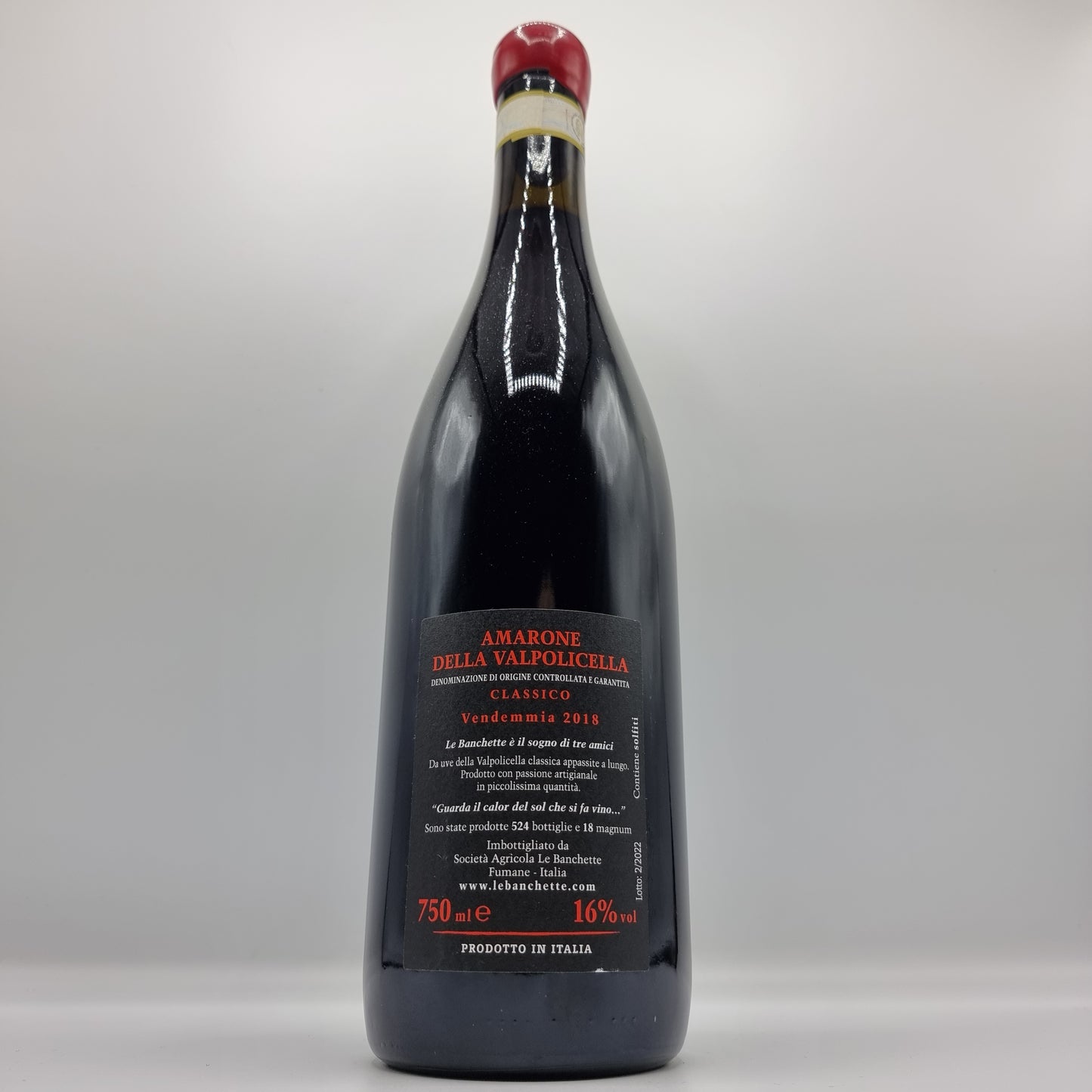 Amarone della Valpolicella Classico le Banchette 2018