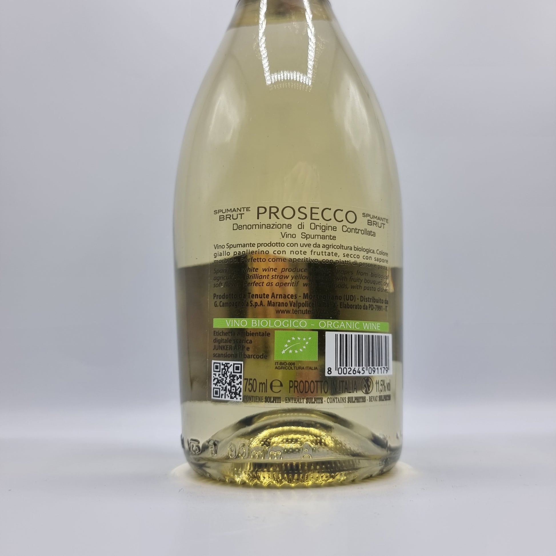 Prosecco Brut Tenuta Arnaces Bio - Tradizioni Malcesine