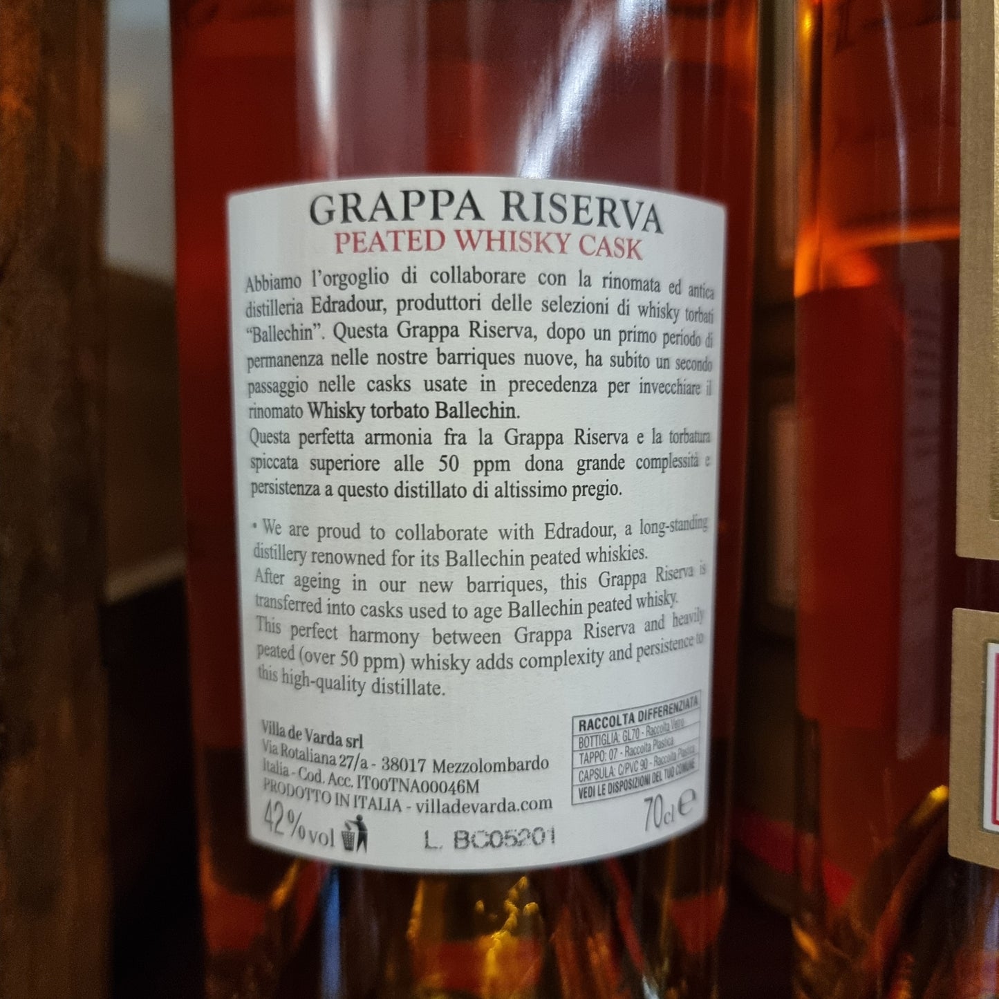 Grappa Riserva