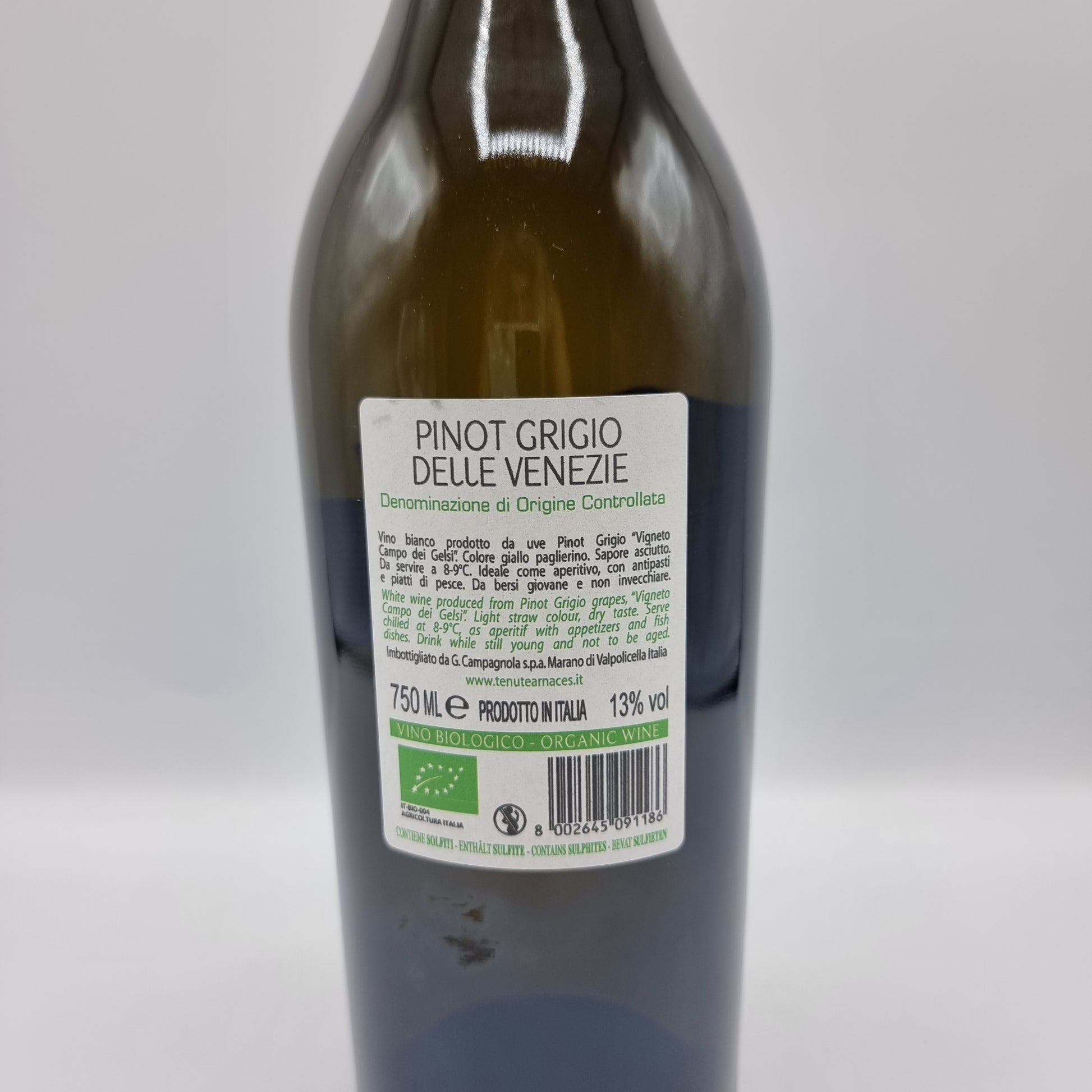 Pinot Grigio Bio di Arnaces - Tradizioni Malcesine