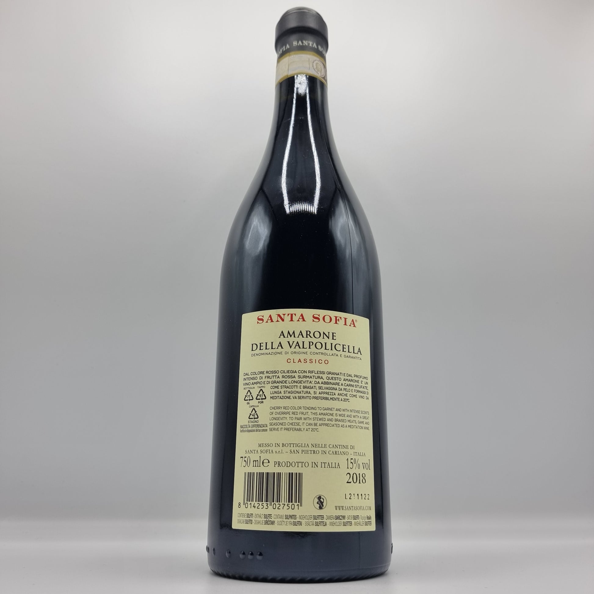 Amarone della Valpolicella Santa Sofia - Tradizioni Malcesine