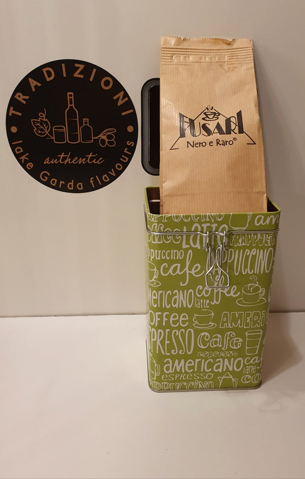 Kaffee Fusari Bio + Box vintage - Tradizioni Malcesine