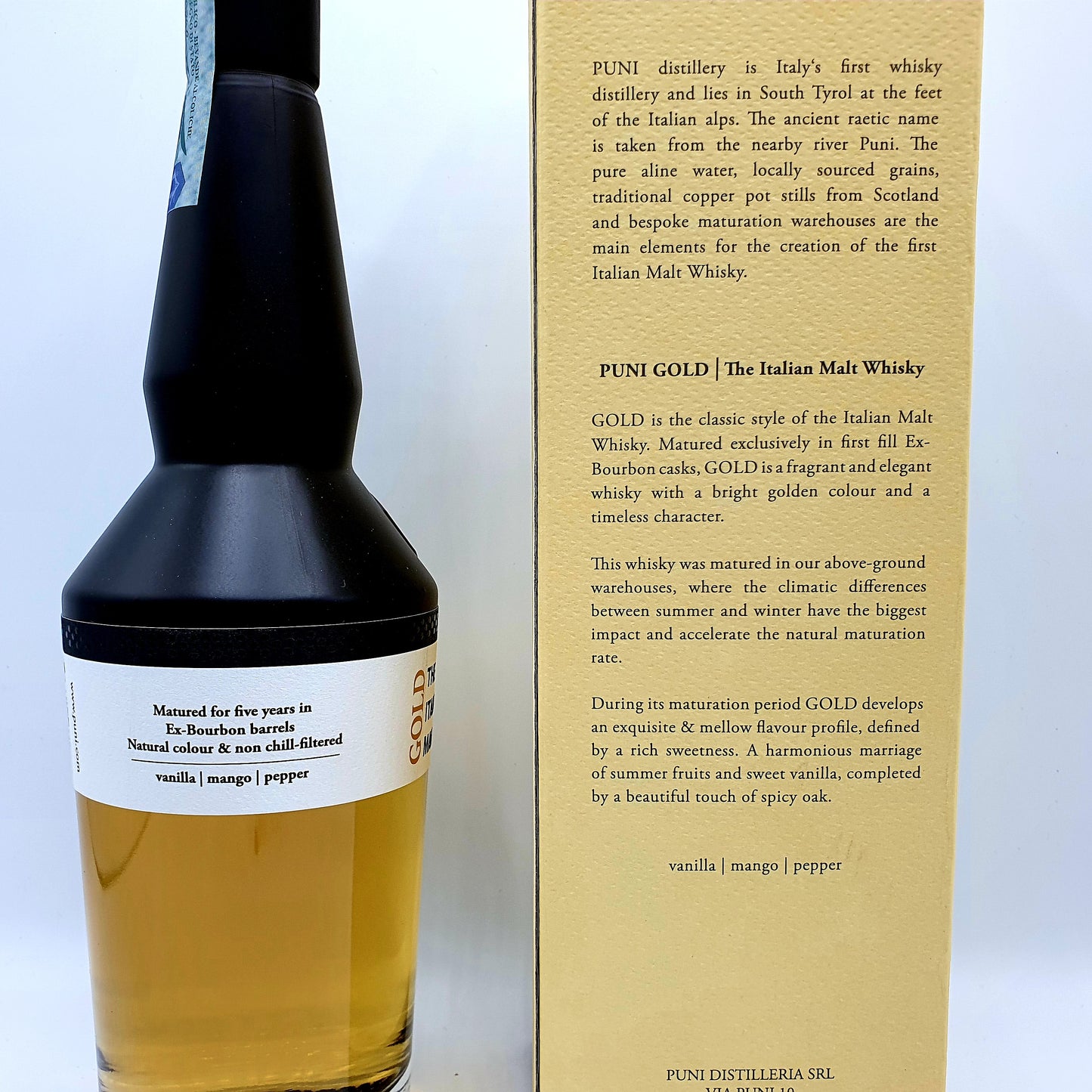 Italienischer Whisky "Gold" (Bourbon Barrique) - Tradizioni Malcesine
